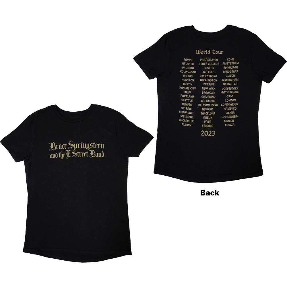 Bruce Springsteen Ladies T-Shirt: Tour '23 Religious