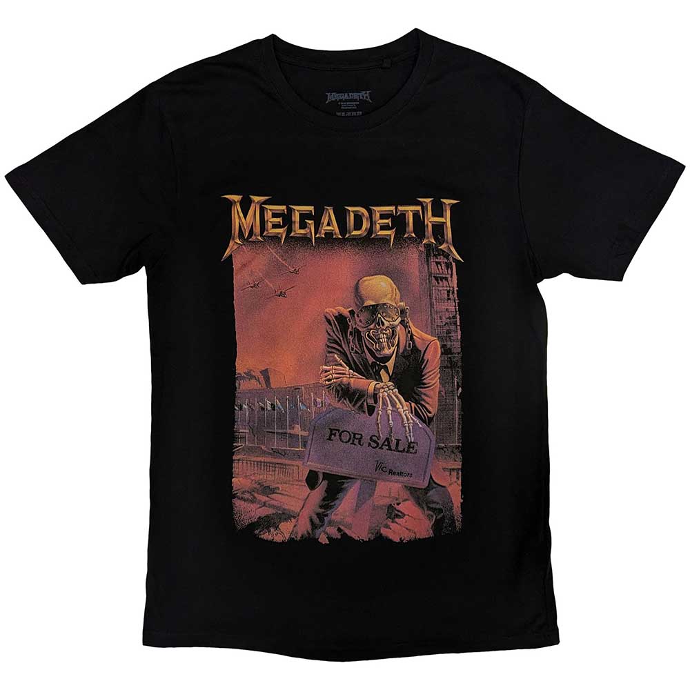 Megadeth Unisex T-Shirt: Peace Sells Album Cover