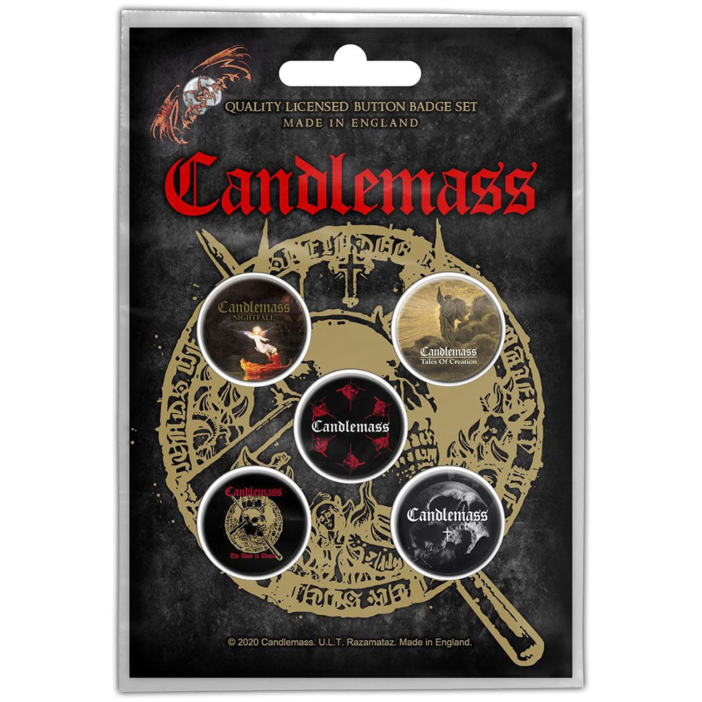 Candlemass Button Badge Pack: The Door to Doom