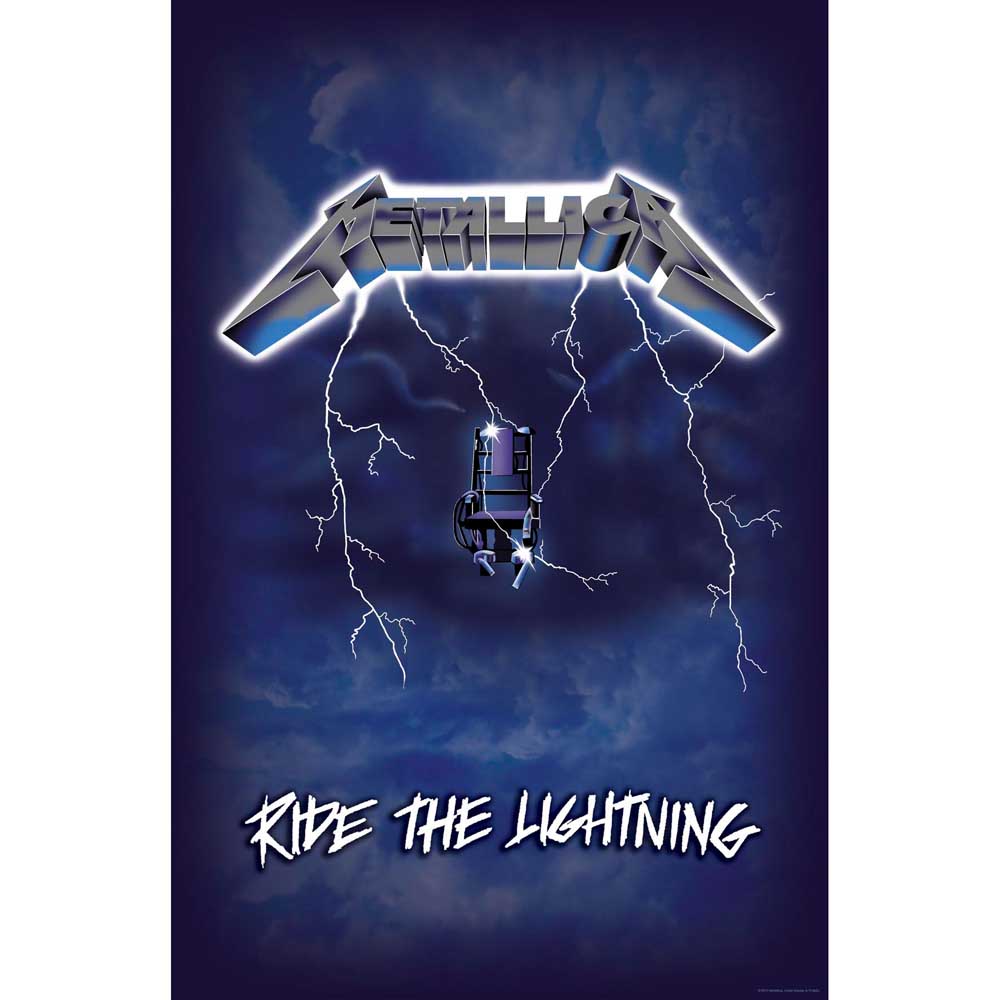 Metallica Textile Poster: Ride the Lightning