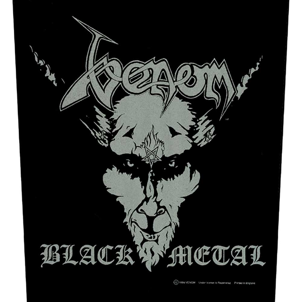 Venom Back Patch: Black Metal