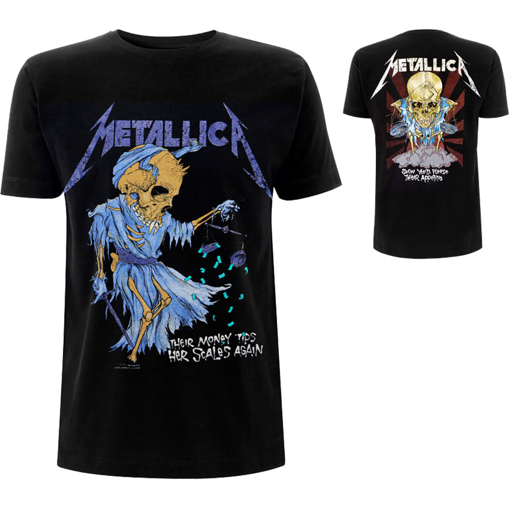 Metallica Unisex T-Shirt: Doris (Back Print)