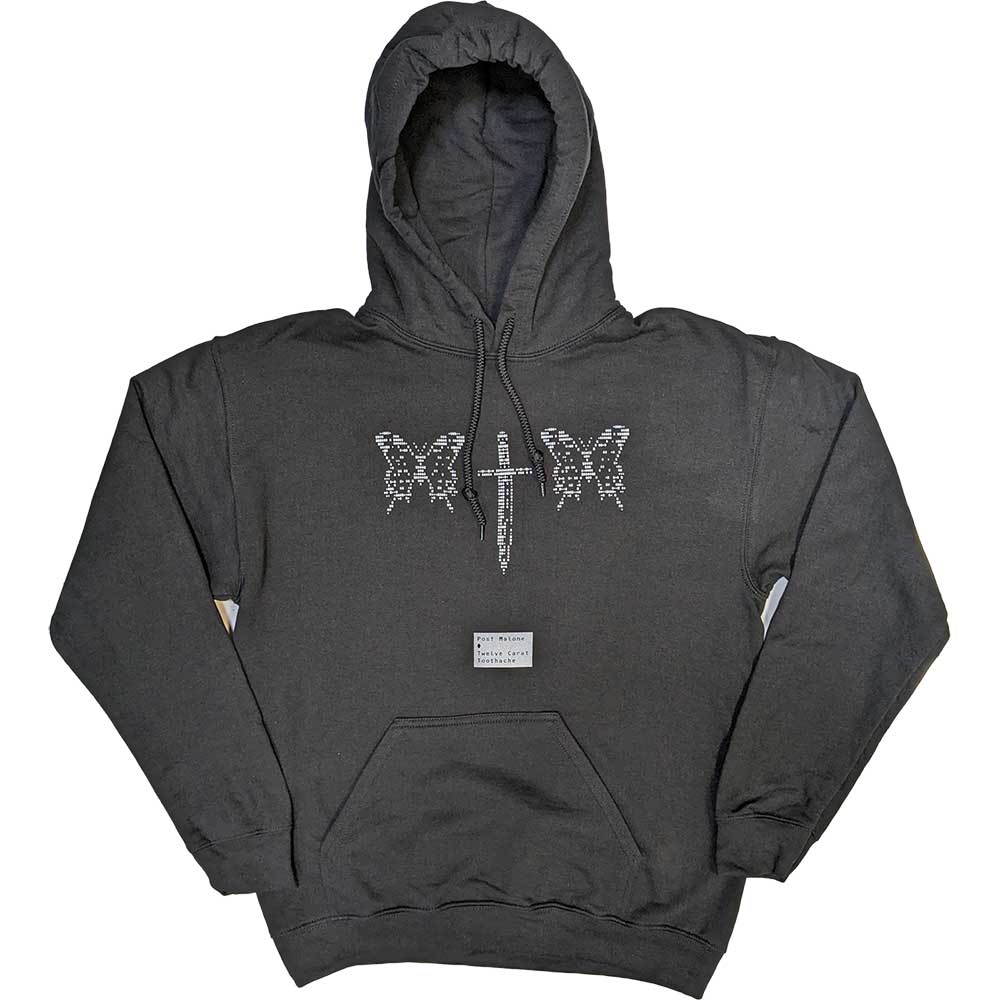 Post Malone Unisex Pullover Hoodie: Butterfly Knife