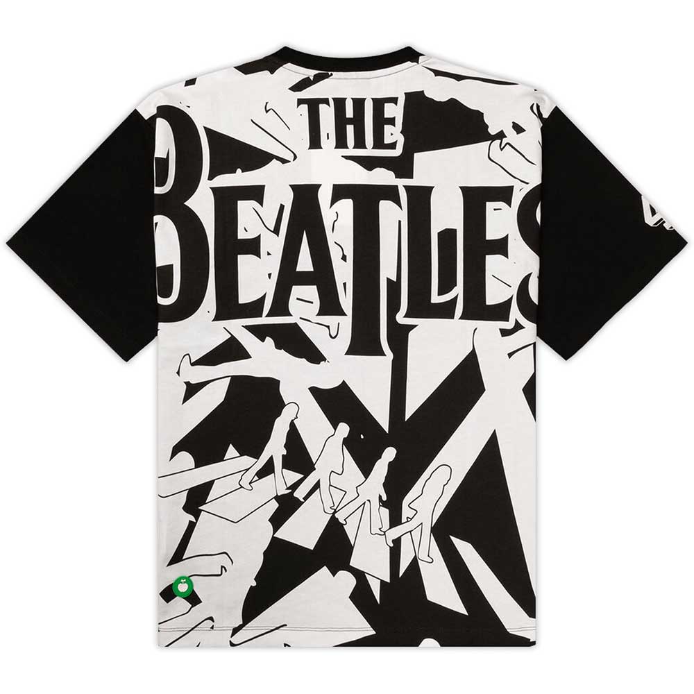 The Beatles Unisex T-Shirt: Drum & Crossing AOP (Meyba)