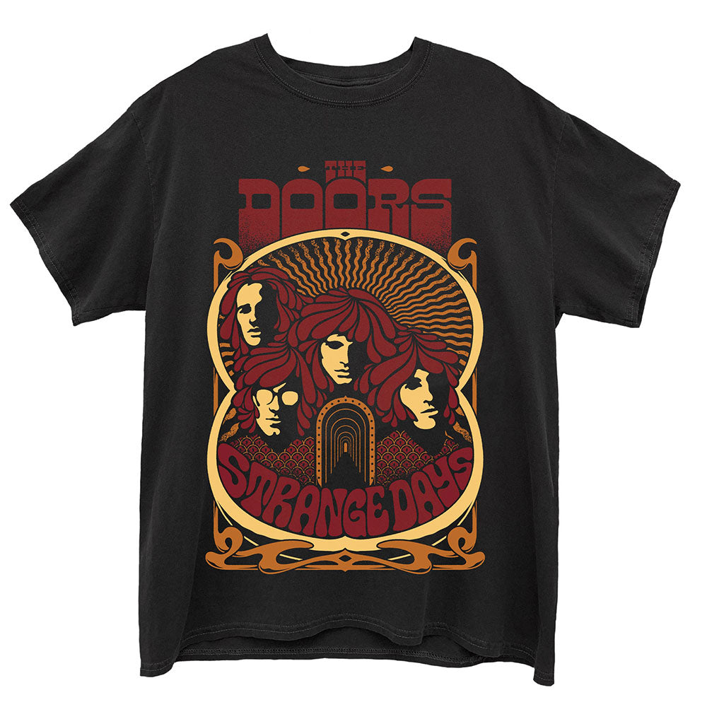 The Doors Unisex T-Shirt: Strange Days Vintage Poster