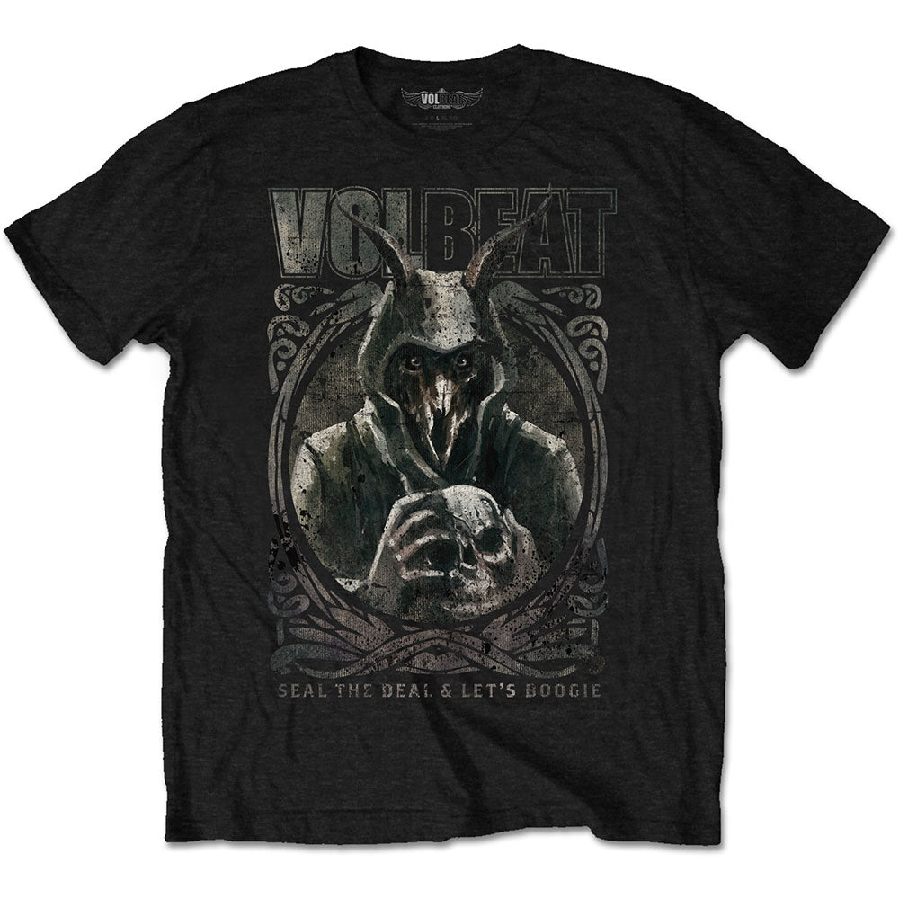 Volbeat Unisex T-Shirt: Goat with Skull
