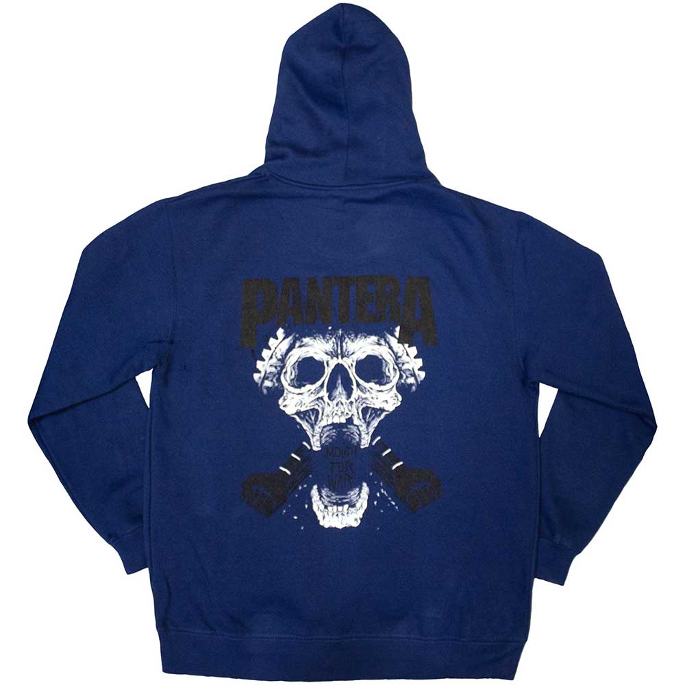 Pantera Unisex Pullover Hoodie: Mouth For War B&W