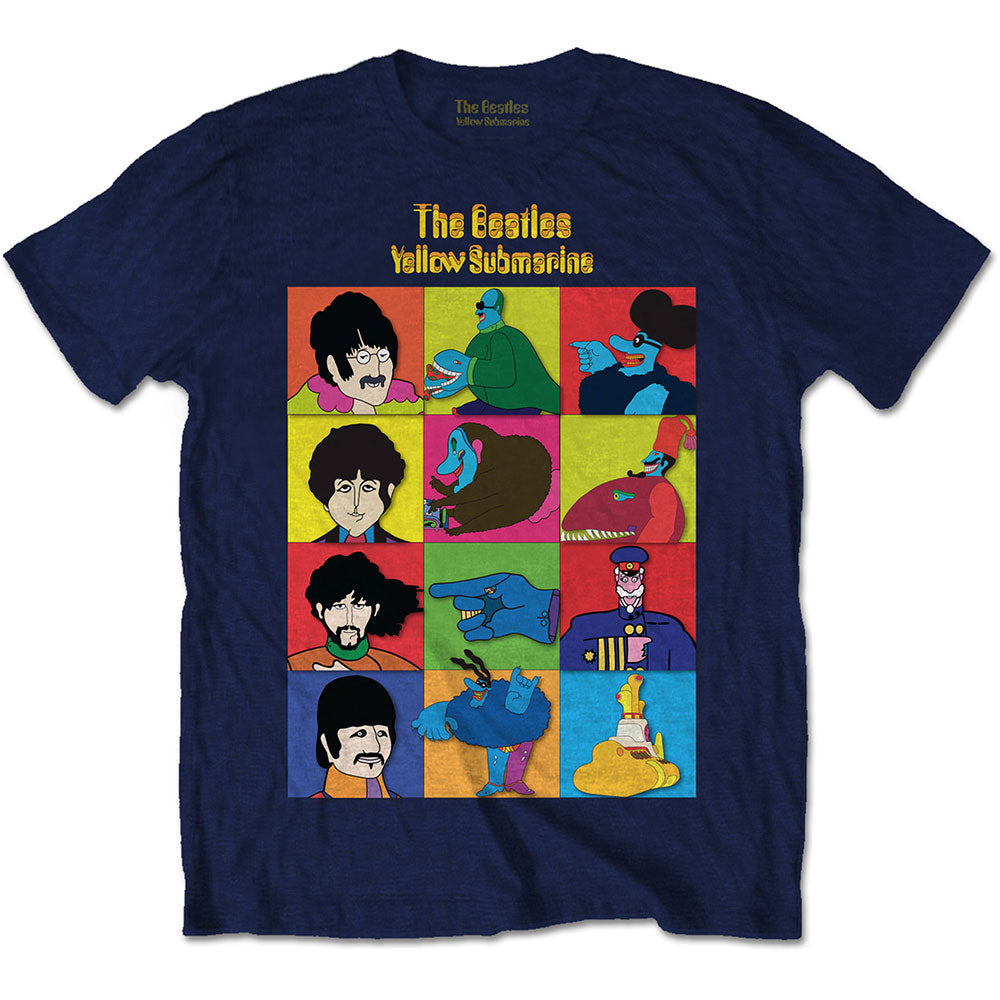 The Beatles Unisex T-Shirt: Yellow Submarine Characters