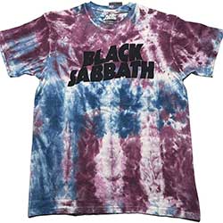 Black Sabbath Unisex T-Shirt: Wavy Logo (Wash Collection)