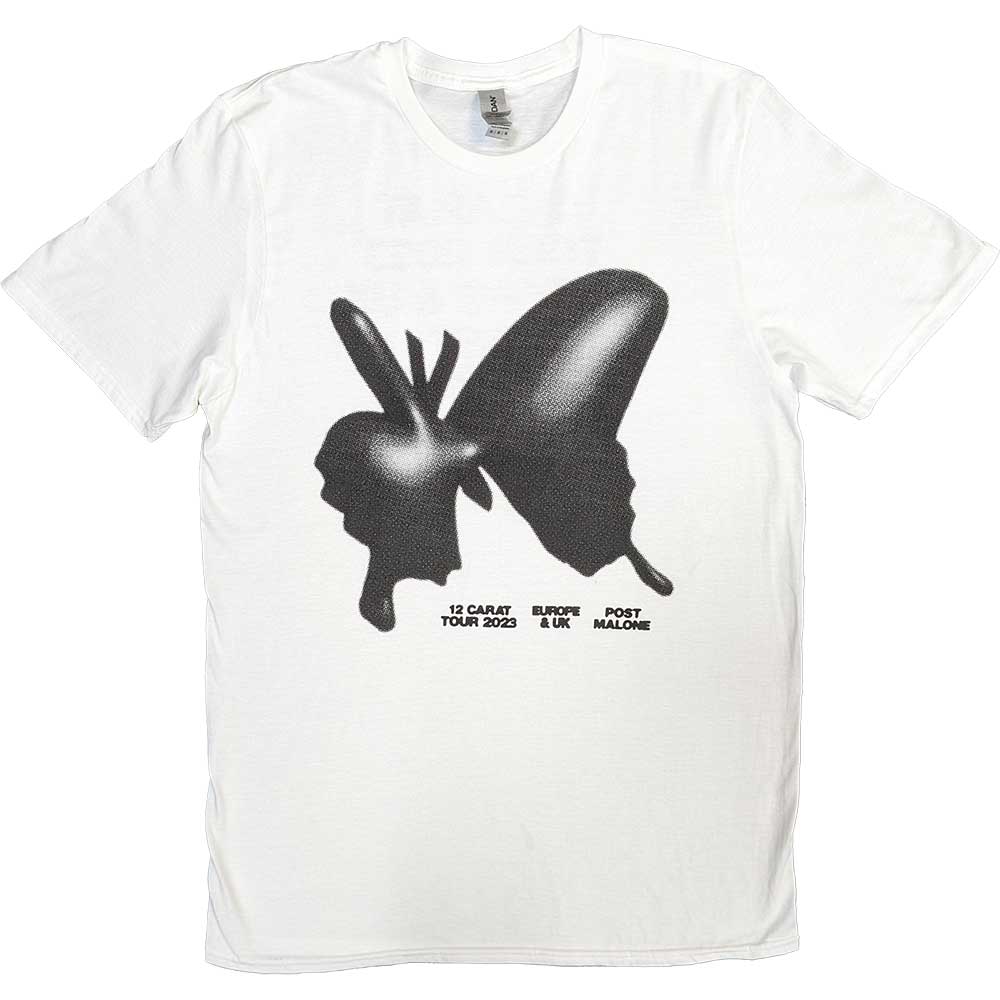 Post Malone Unisex T-Shirt: Inflatable Butterfly 2023 Tour