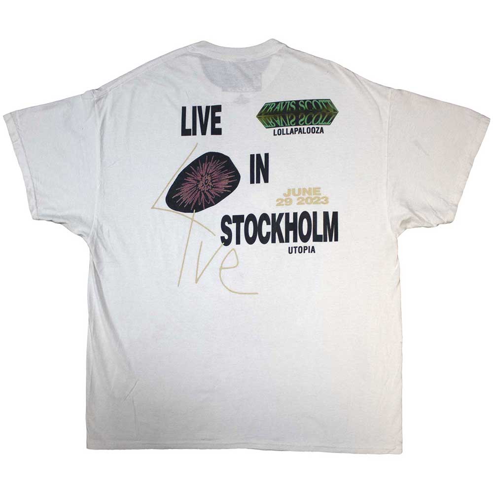 Travis Scott Unisex T-Shirt: Summer Run 2023 Stockholm