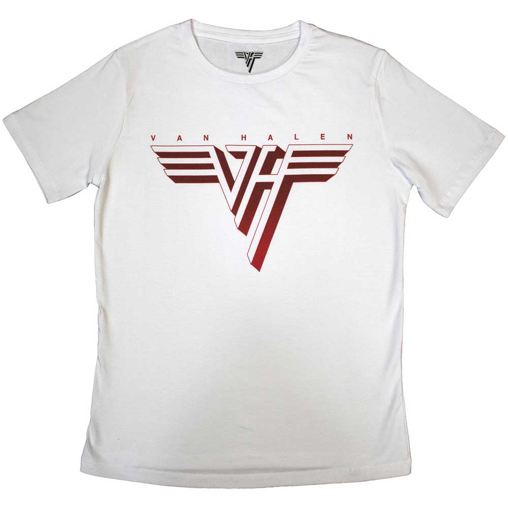 Van Halen Ladies T-Shirt: Classic Red Logo
