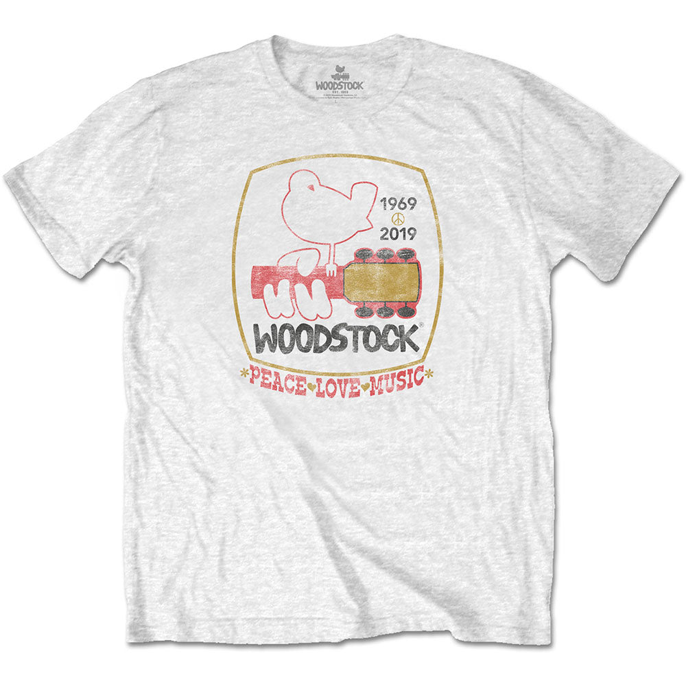 Woodstock Unisex T-Shirt: Peace Love Music