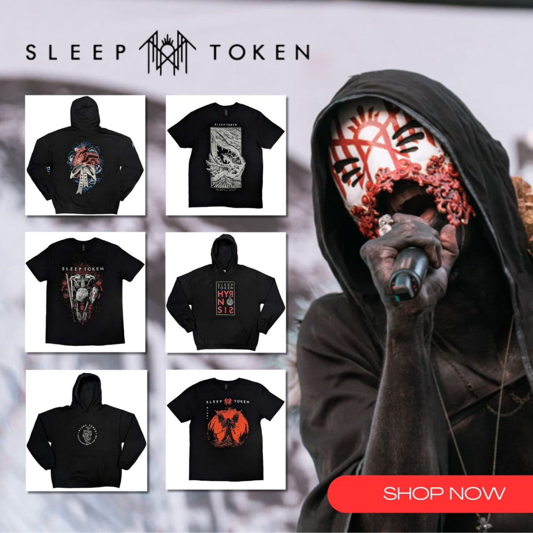Sleep Token Oversized Shirts