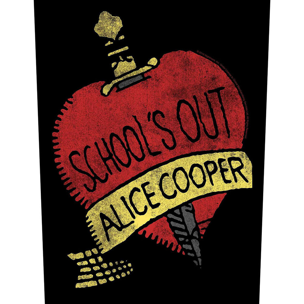 Alice Cooper Back Patch: School's Out