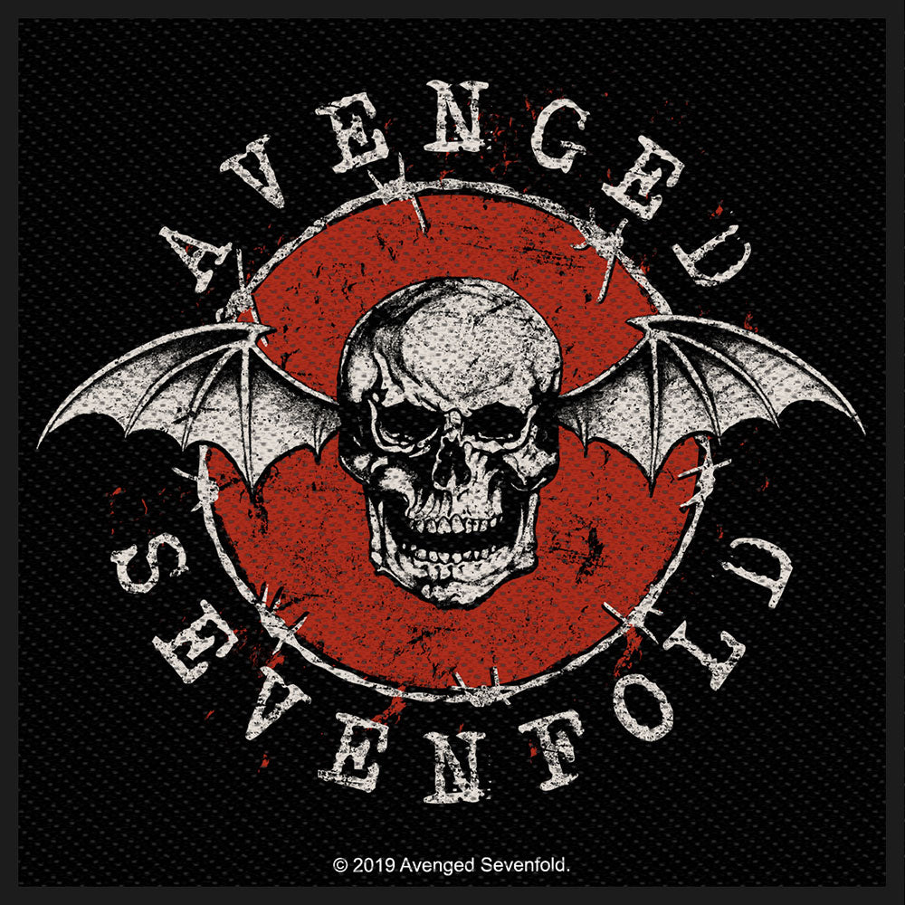 Avenged Sevenfold Standard Patch: Distressed Skull (Loose)