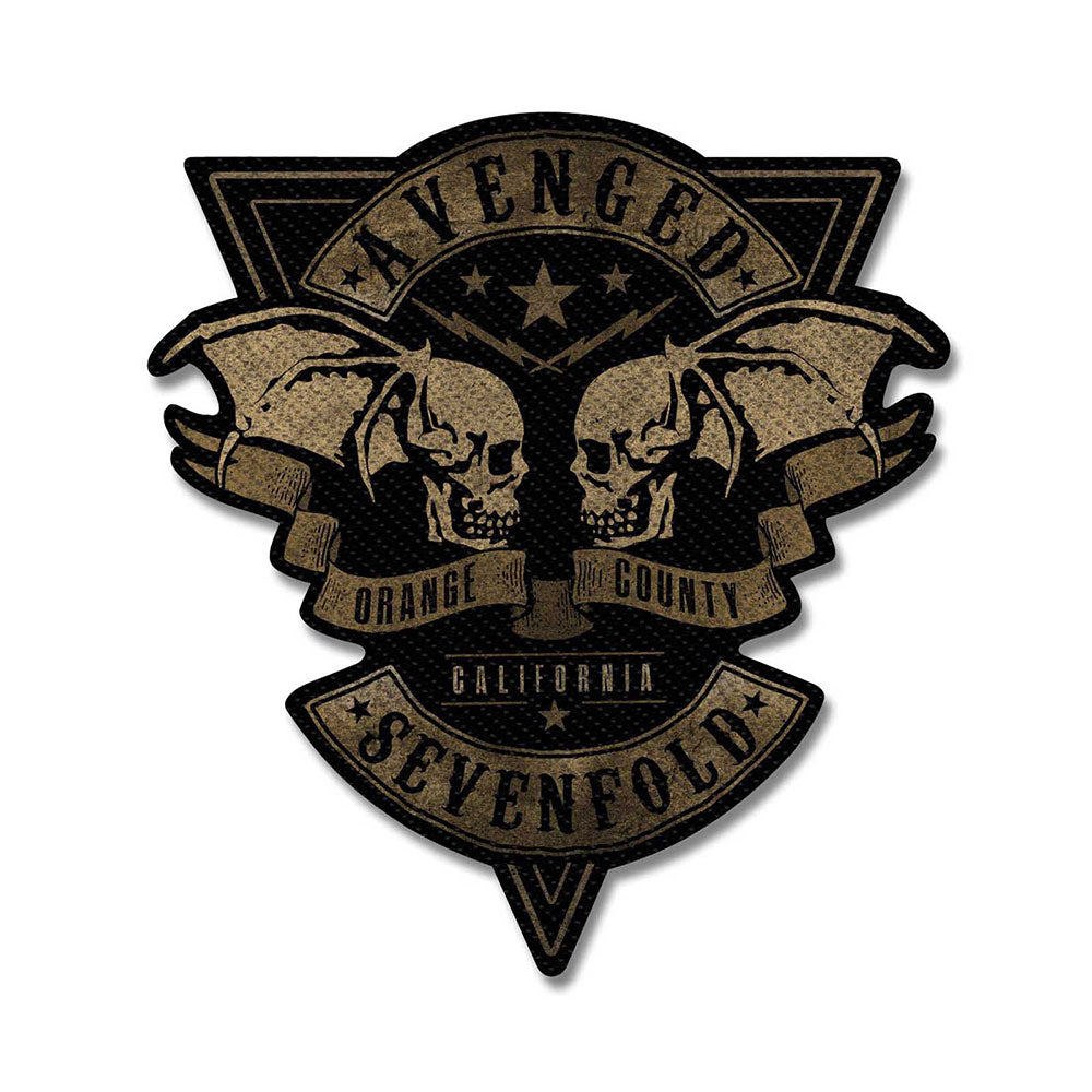 Avenged Sevenfold Standard Patch: Orange County Cut-Out (Loose)
