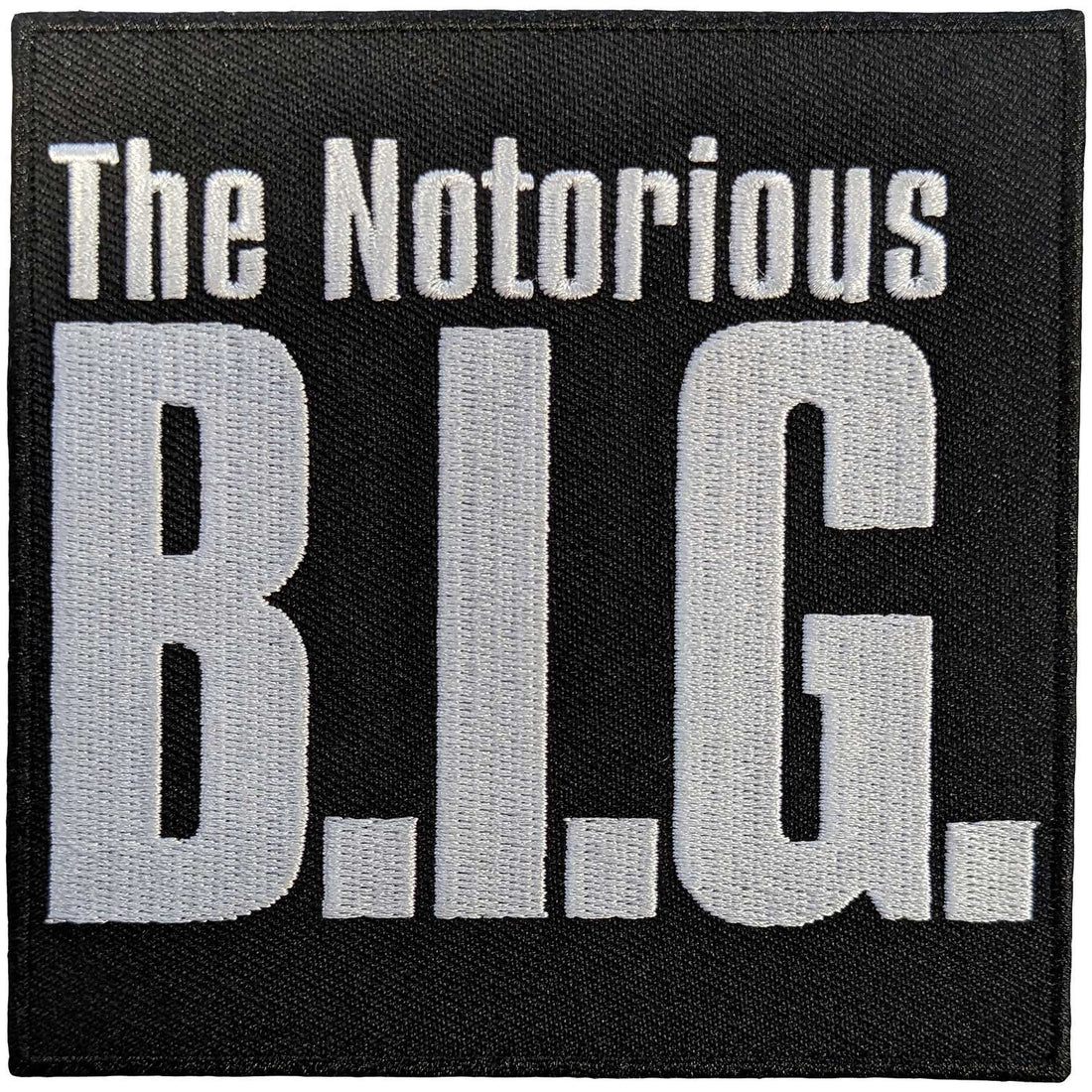 Biggie Smalls Standard Woven Patch: The Notorious
