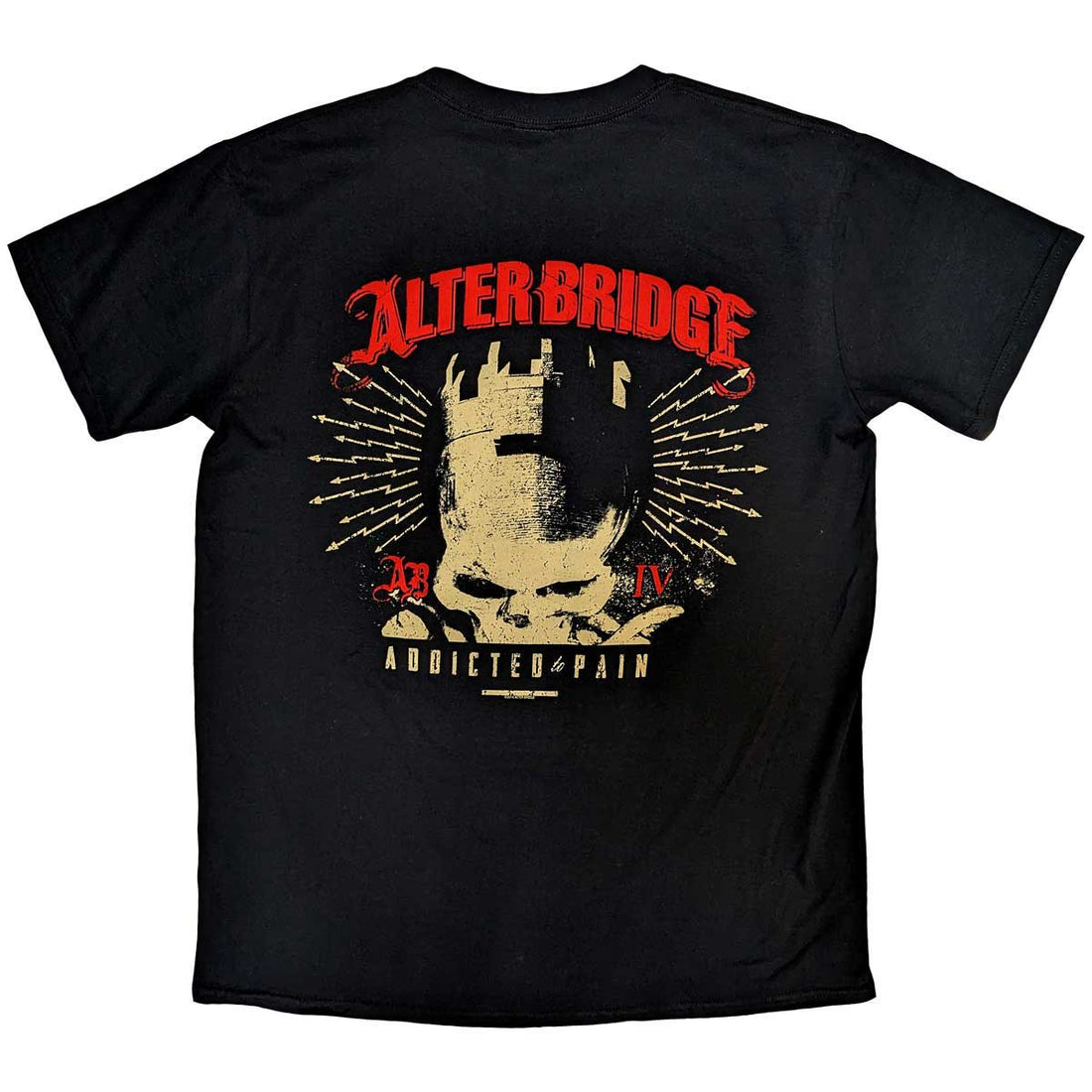 Alter Bridge Unisex T-Shirt: Addicted To Pain (Back Print)