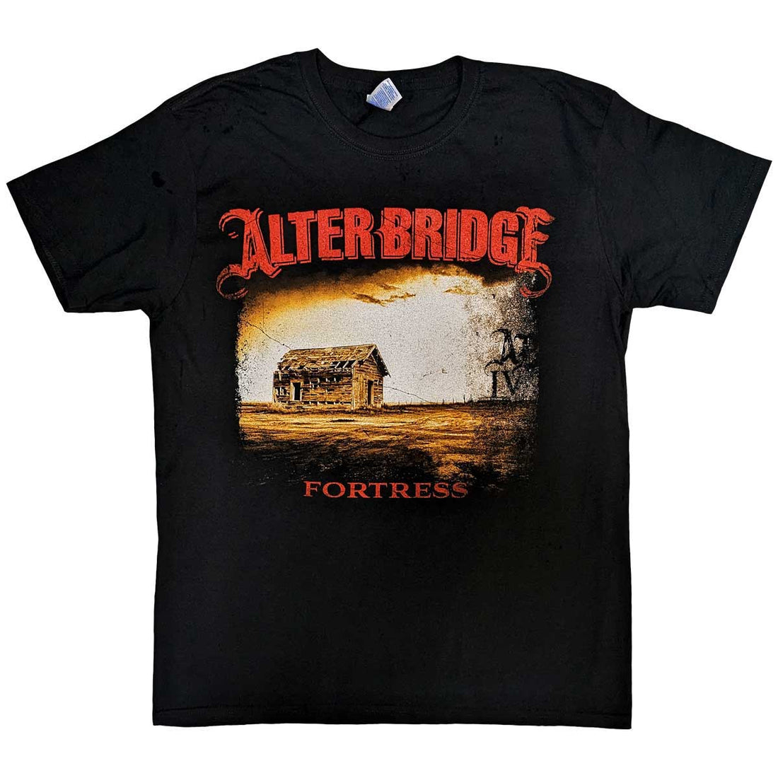 Alter Bridge Unisex T-Shirt: Fortress 2014 Tour Dates (Back Print)
