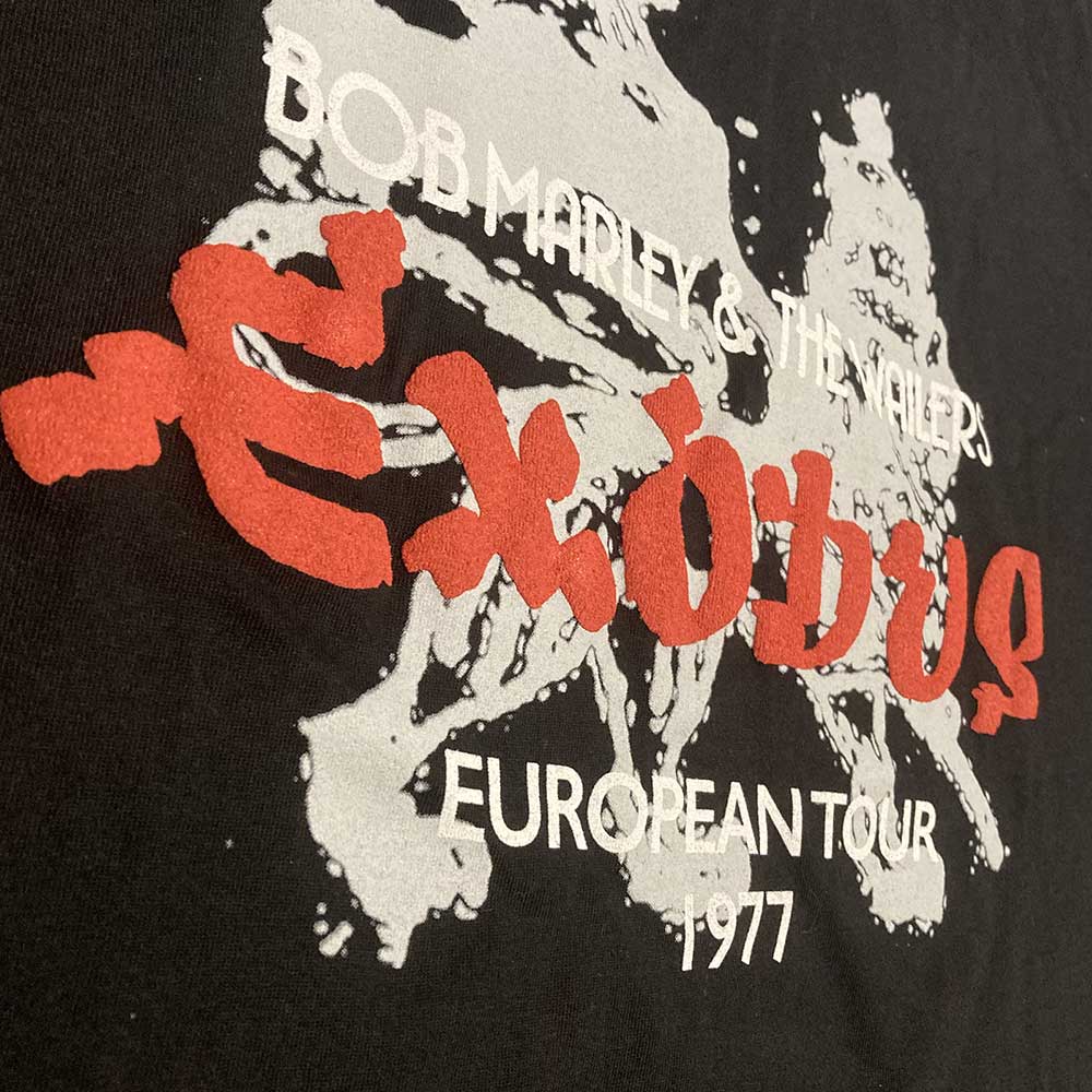 Bob Marley Unisex H-Build T-Shirt: Exodus European Tour '77