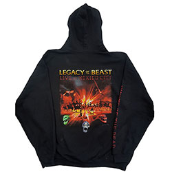 Iron Maiden Unisex Pullover Hoodie: Nights Of The Dead (Back & Sleeve Print)