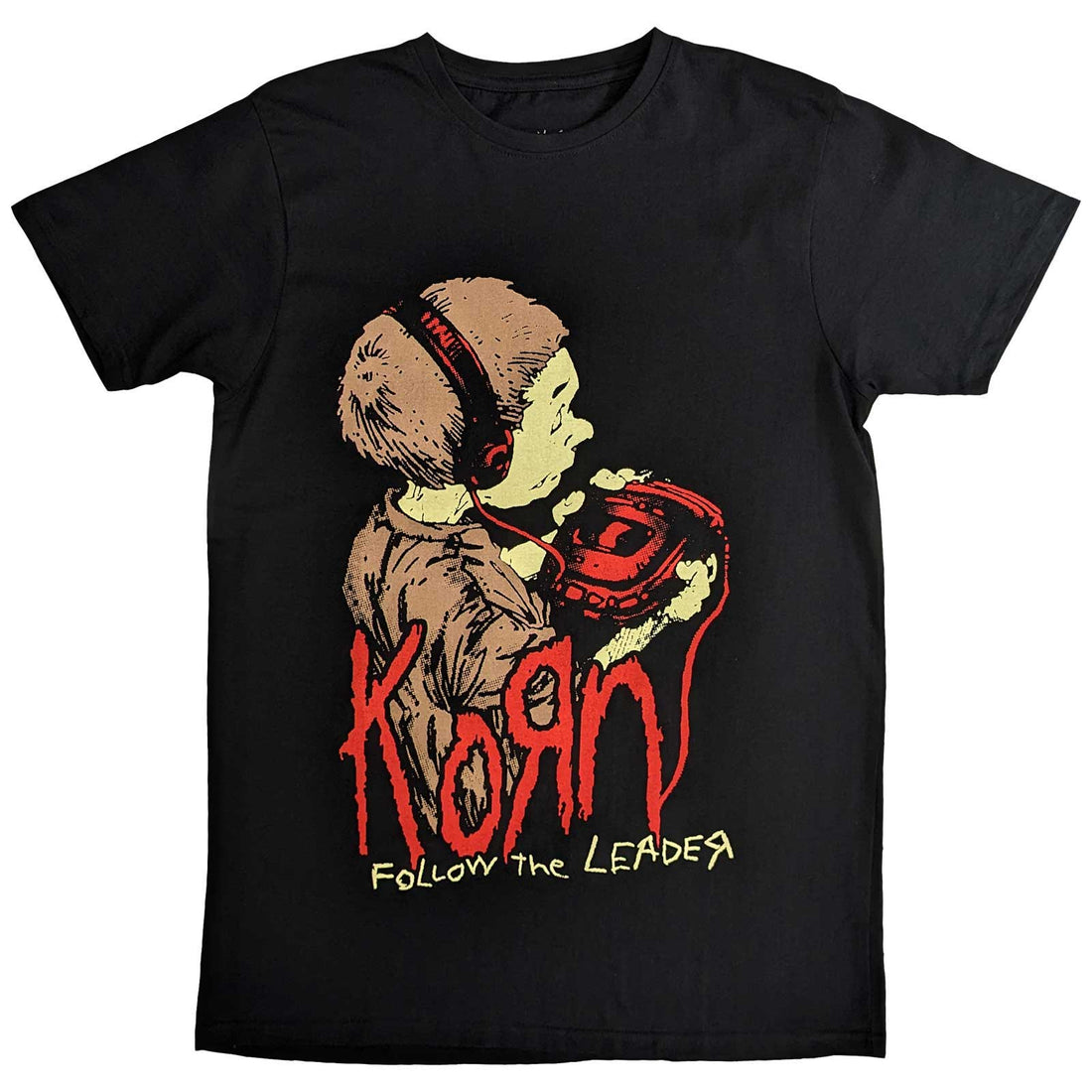 Korn Unisex T-Shirt: Follow The Leader (Back Print)