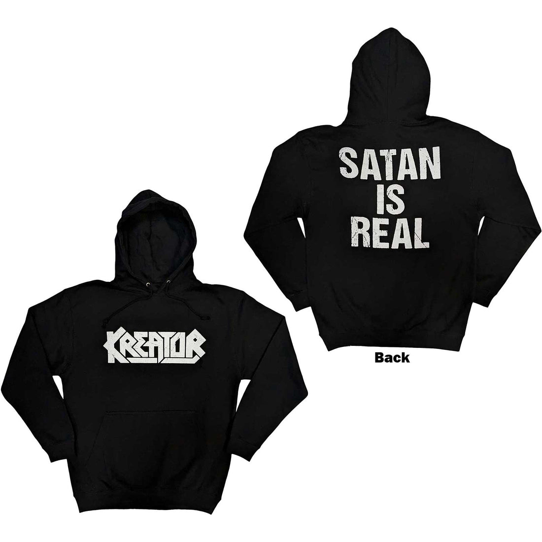 Kreator Unisex Pullover Hoodie: Satan Is Real
