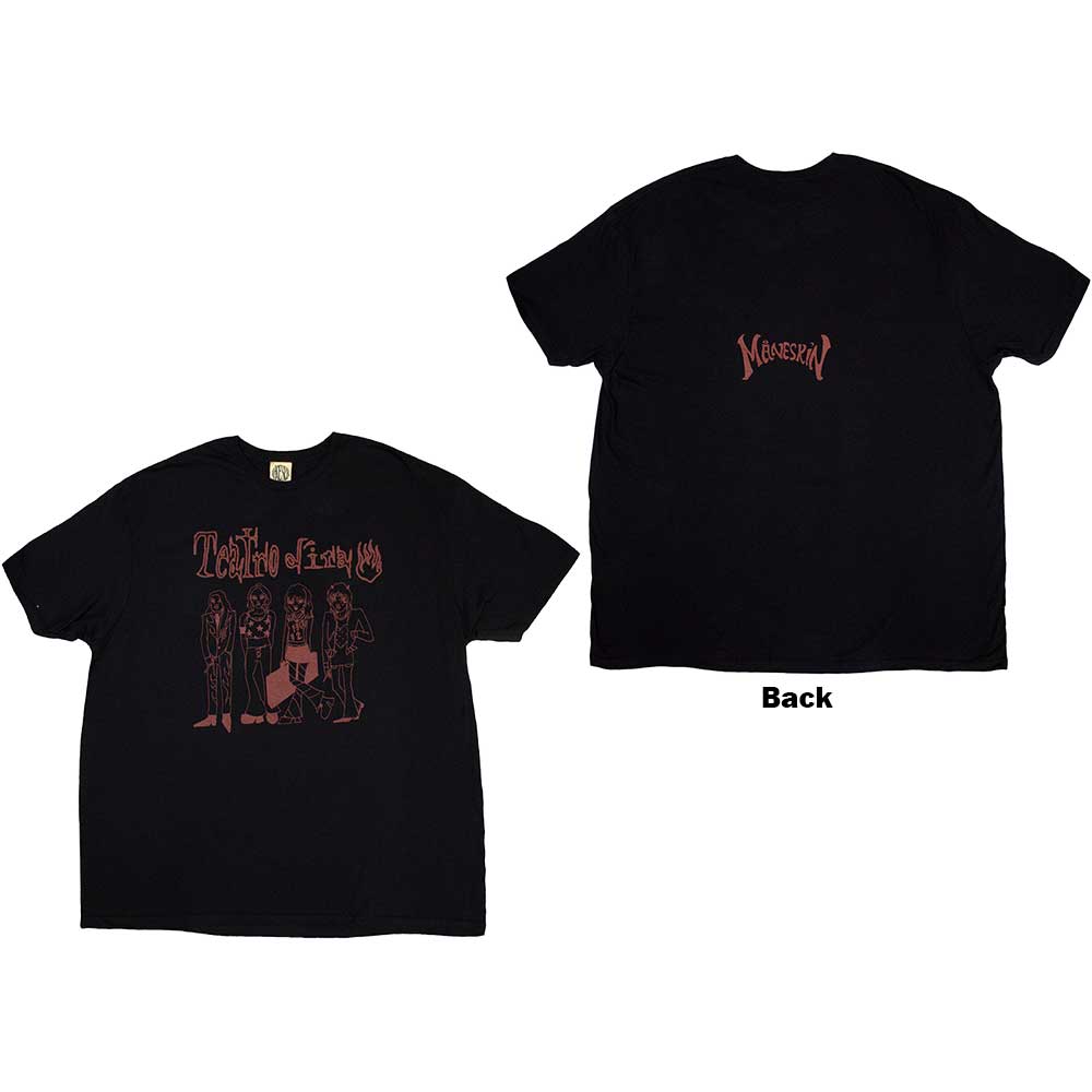 Maneskin Unisex T-Shirt: Teatro d'ira Doodles
