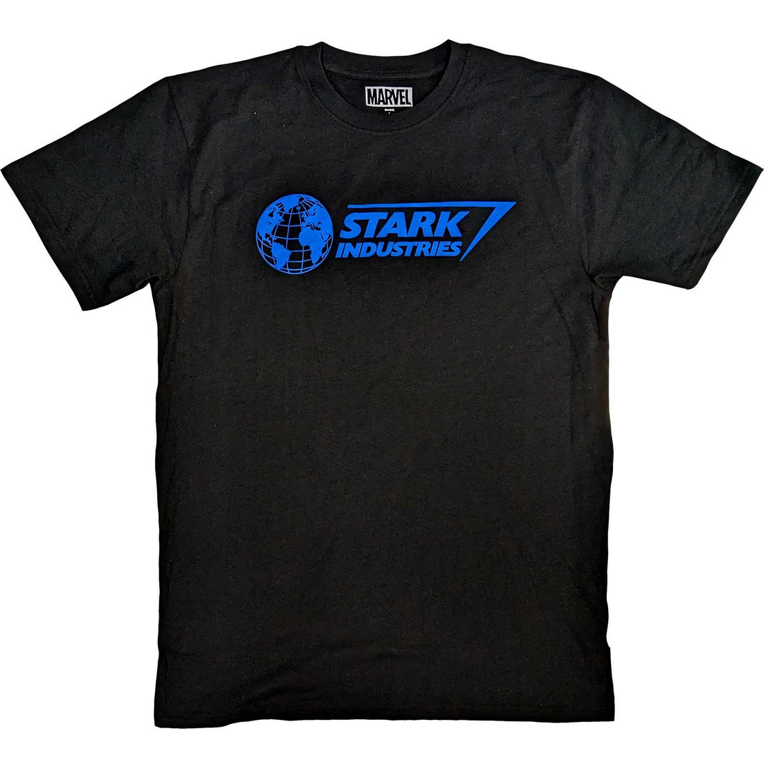 Marvel Comics Unisex T-Shirt: 'Stark Industries Blue