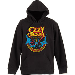 Ozzy Osbourne Unisex Pullover Hoodie: Bat Circle