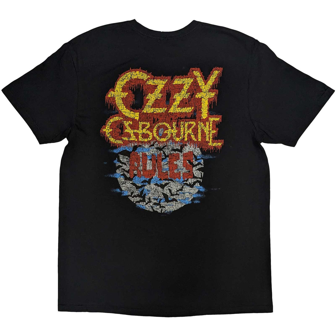 Ozzy Osbourne Unisex T-Shirt: Bark At The Moon Tour '84 (Back Print)