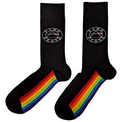 Pink Floyd Unisex Ankle Socks: Spectrum Sole (UK Size 7 - 11)
