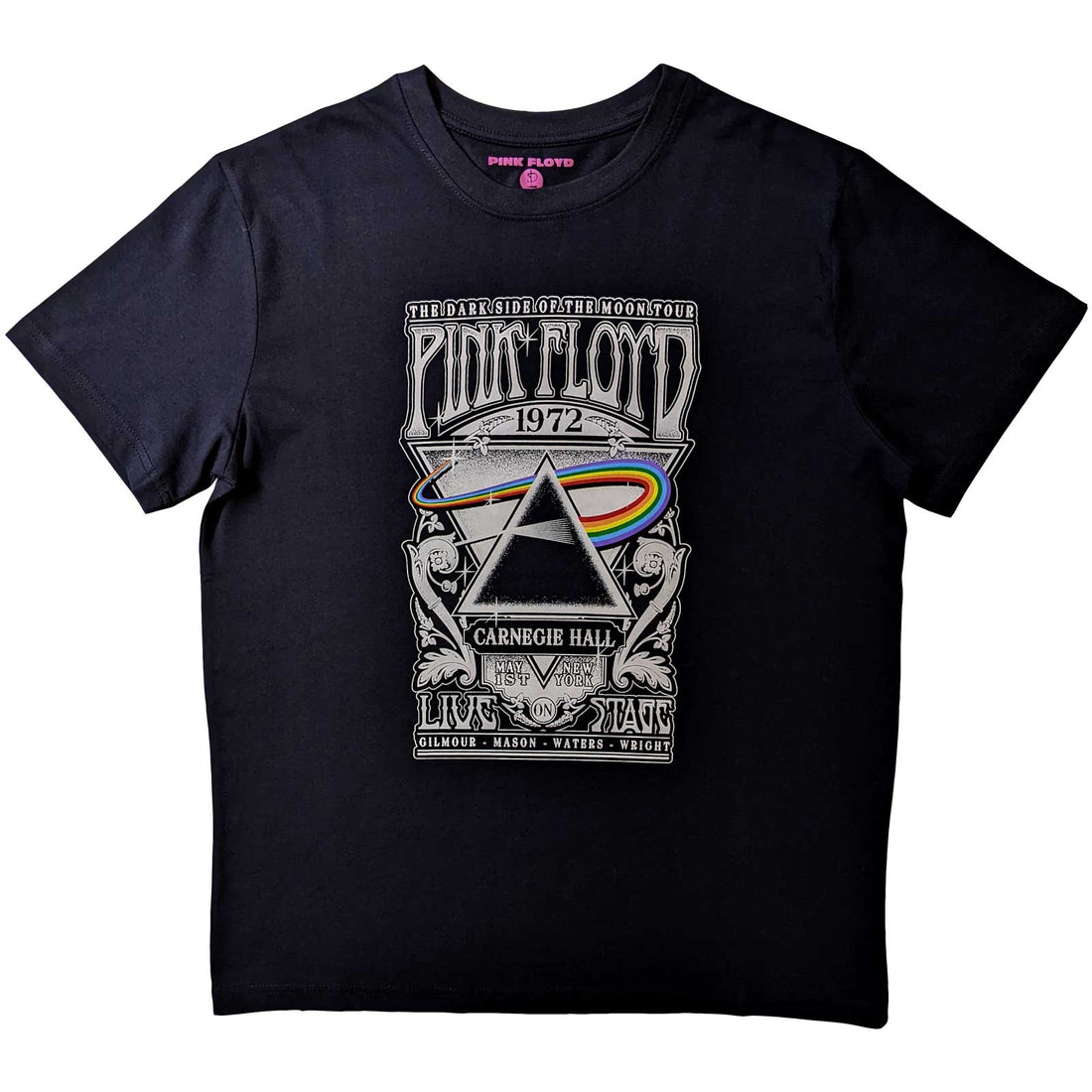 Pink Floyd Unisex T-Shirt: Carnegie Hall Poster