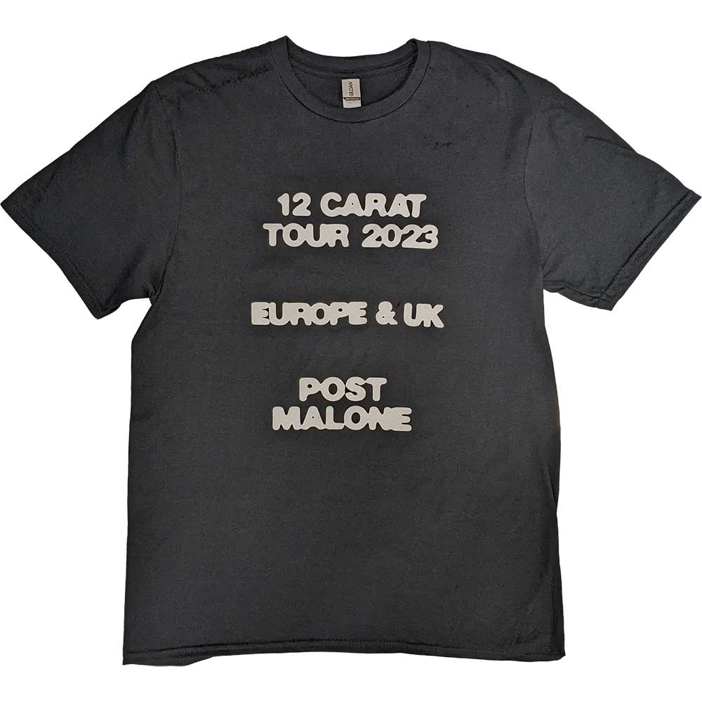 Post Malone Unisex T-Shirt: Butterfly Logo 2023 Tour