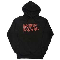 Primal Scream Unisex Pullover Hoodie: Maximum RnR (Back Print) (Ex-Tour)