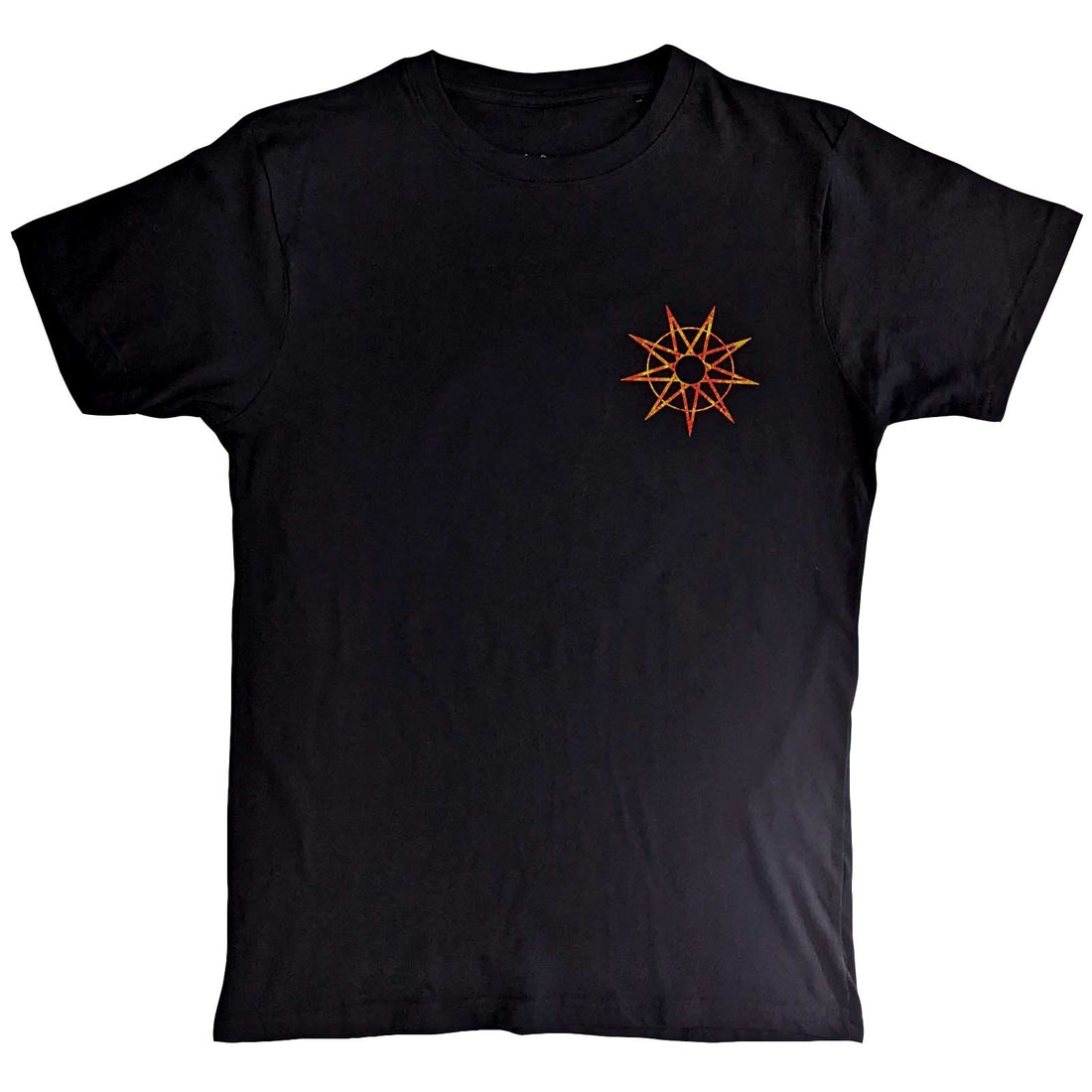 Slipknot Unisex T-Shirt: The End So Far Flame Logo (Back Print)