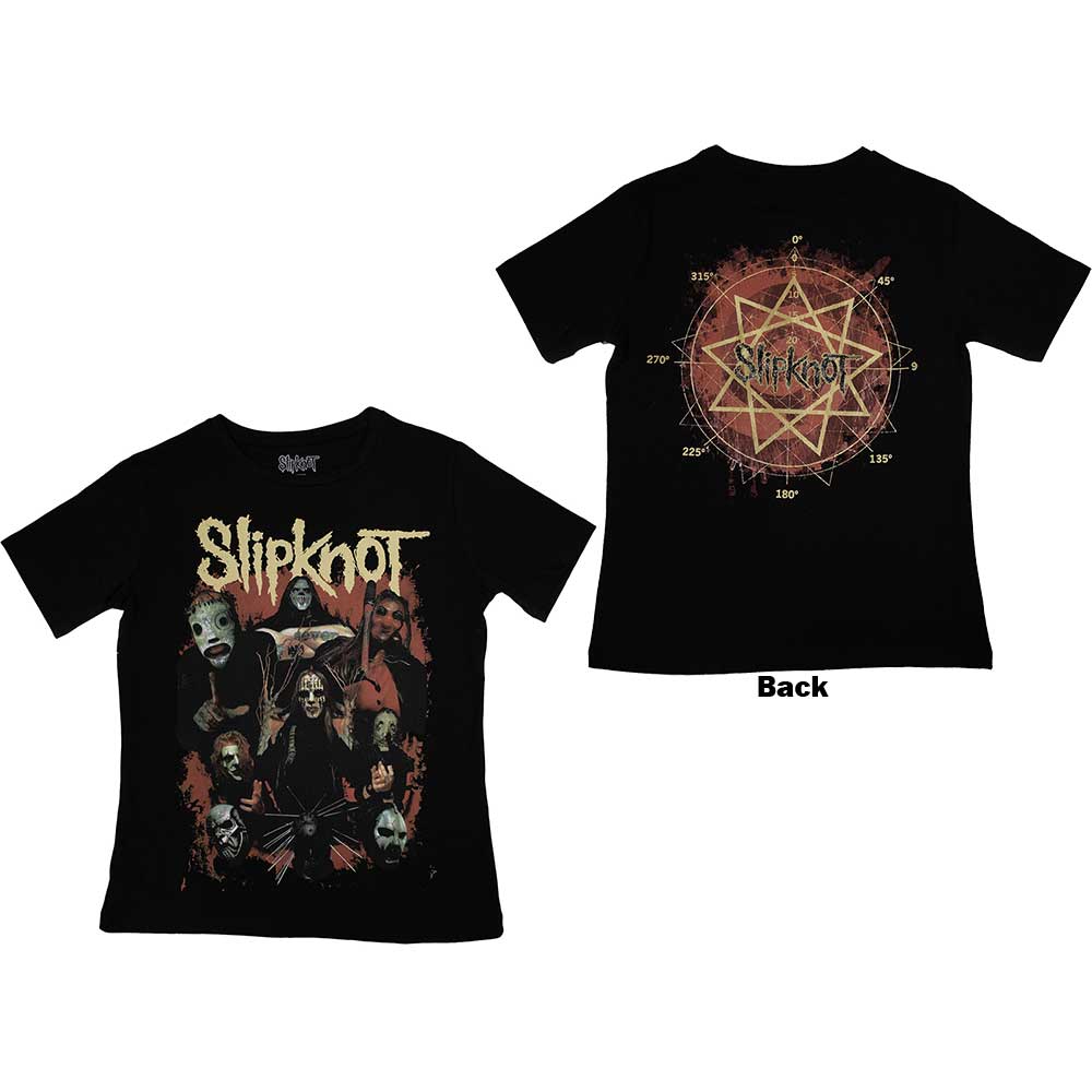 Slipknot Ladies T-Shirt: Come Play Dying Back Print