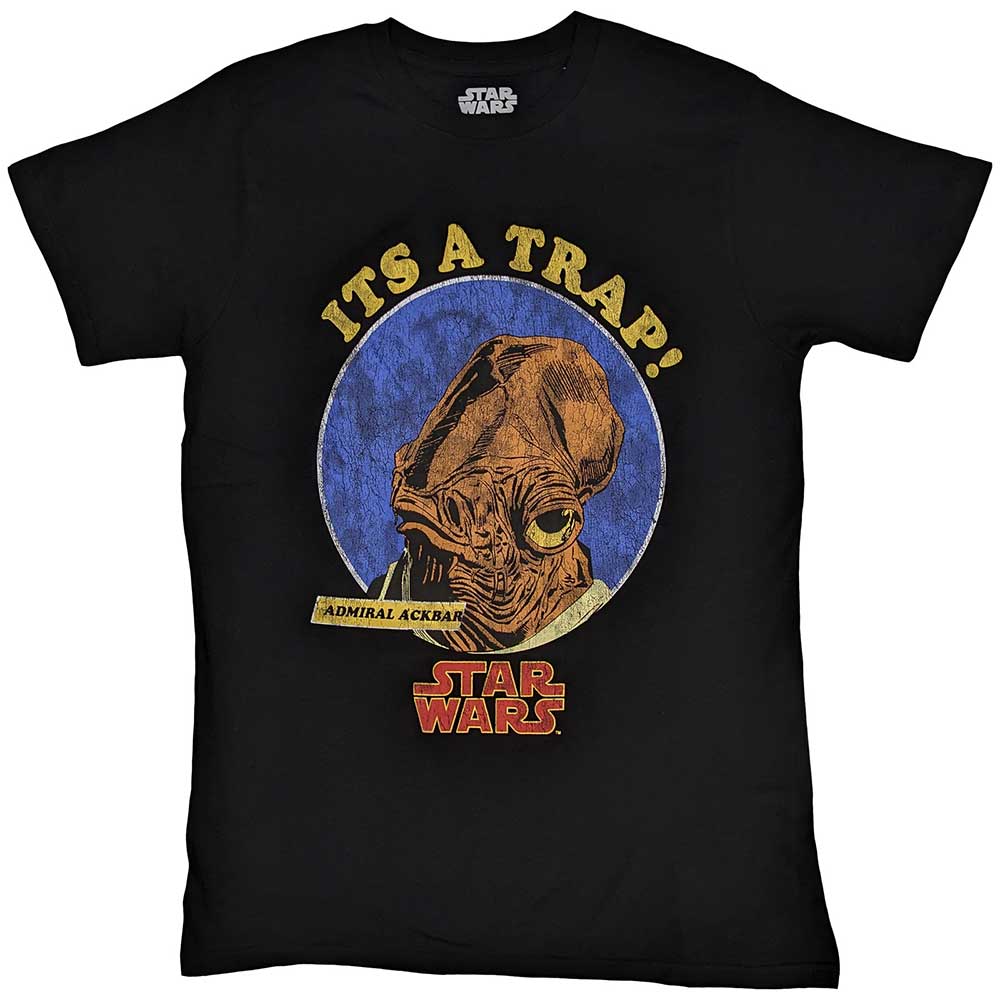 Star Wars Unisex T-Shirt: Ackbar It's A Trap