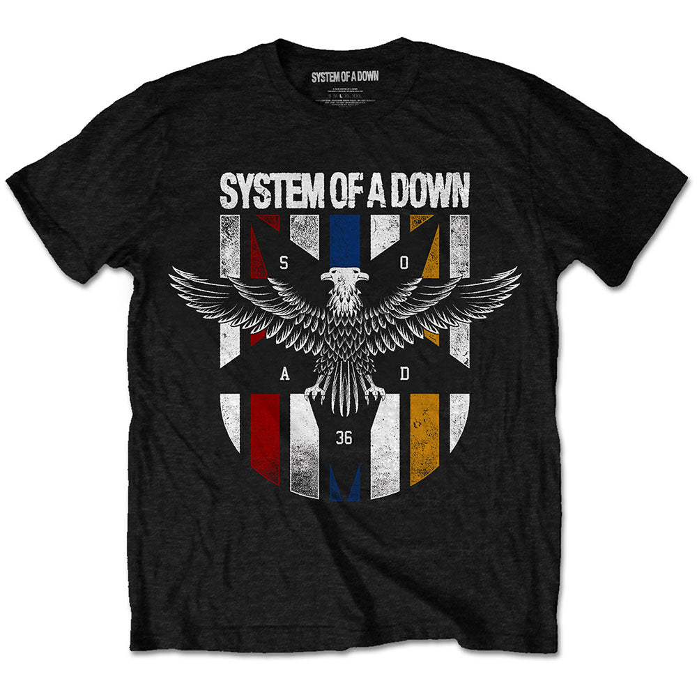 System Of A Down Unisex T-Shirt: Eagle Colours