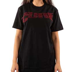 The Cure Unisex Embellished T-Shirt: Logo (Diamante)