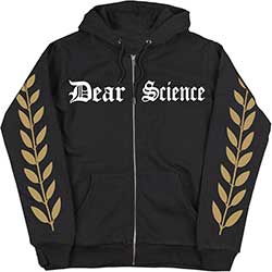 TV On The Radio Unisex Zipped Hoodie: One Eyed Bird (Back & Sleeve Print)