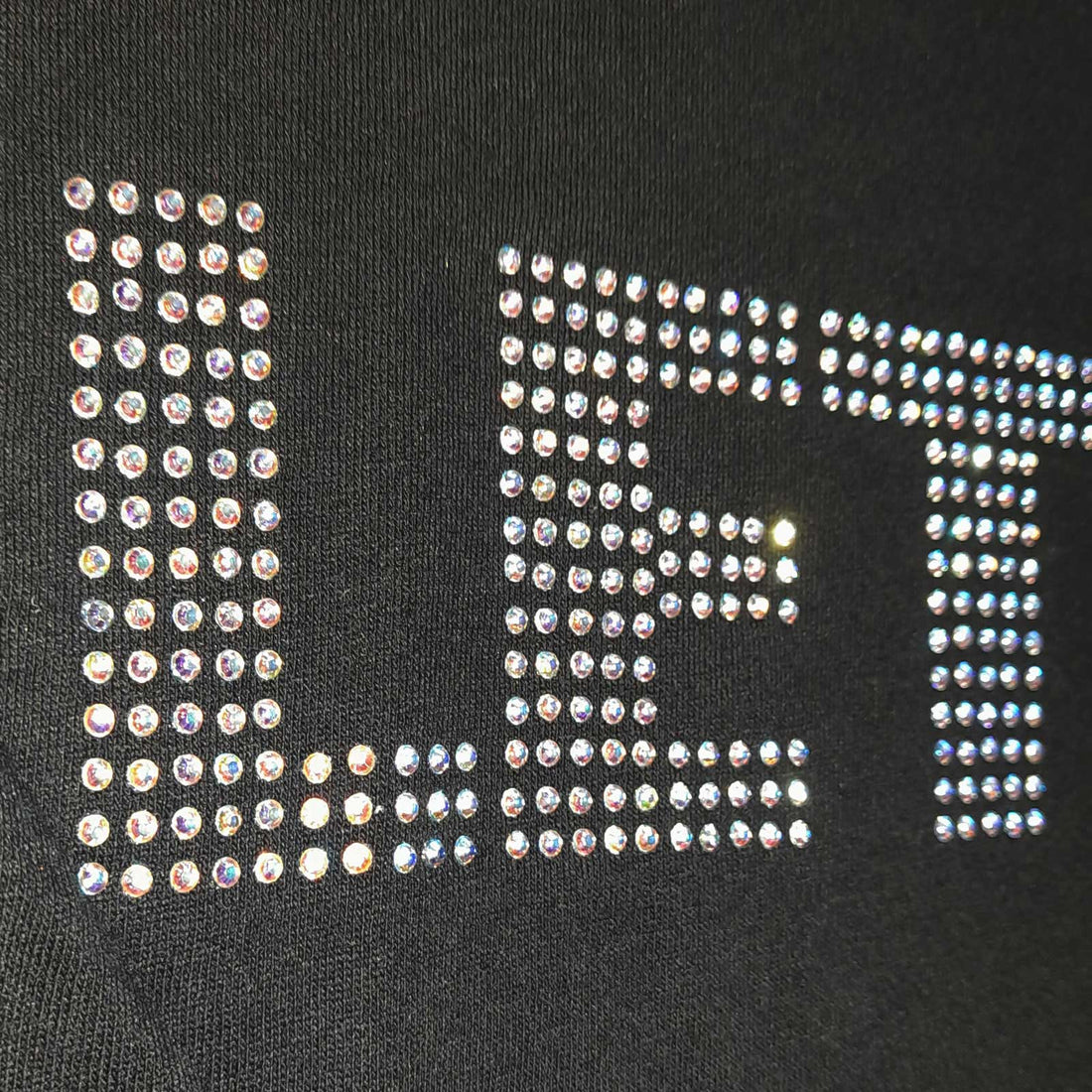 The Beatles Ladies Embellished T-Shirt: Let It Be (Diamante)