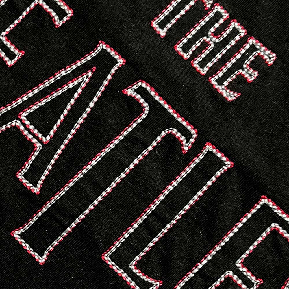 The Beatles Unisex T-Shirt: Drop T Logo (Embroidered)