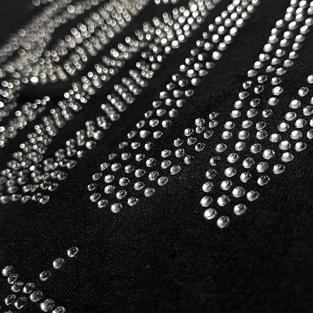 The Beatles Unisex Embellished T-Shirt: Retro Logo (Diamante)