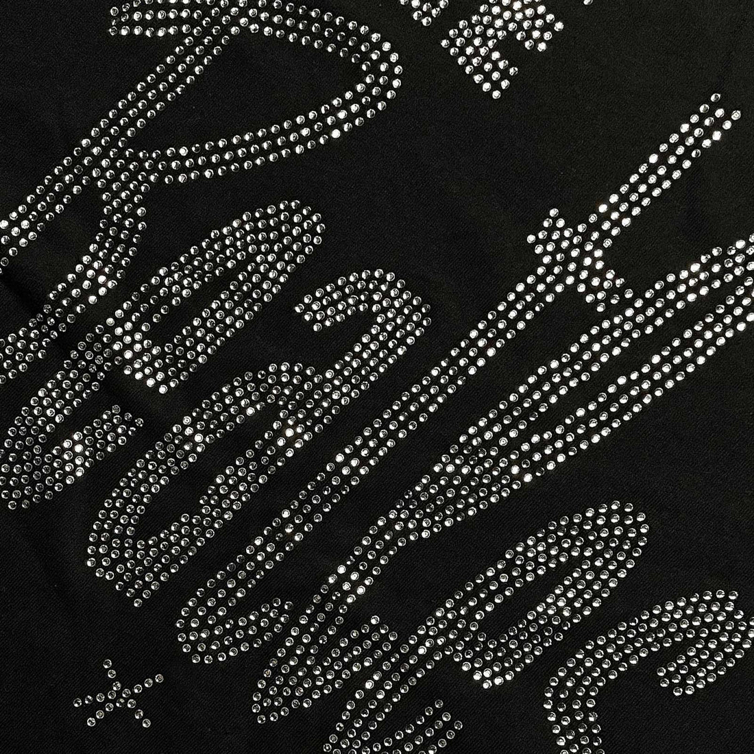 The Beatles Unisex Embellished T-Shirt: Retro Logo (Diamante)