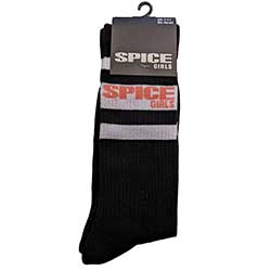 The Spice Girls Unisex Ankle Socks: Logo & Stripes (UK Size 7 - 11)
