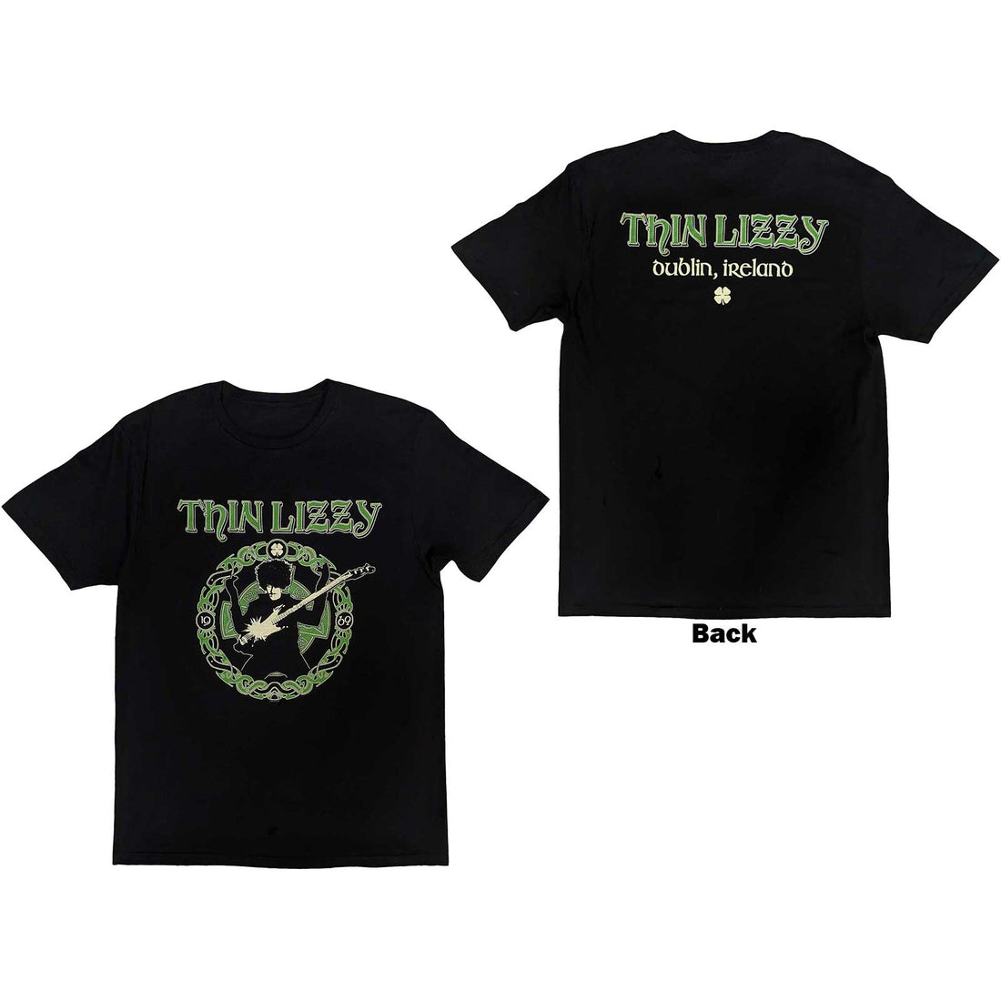 Thin Lizzy Unisex T-Shirt: Celtic Ring (Back Print)
