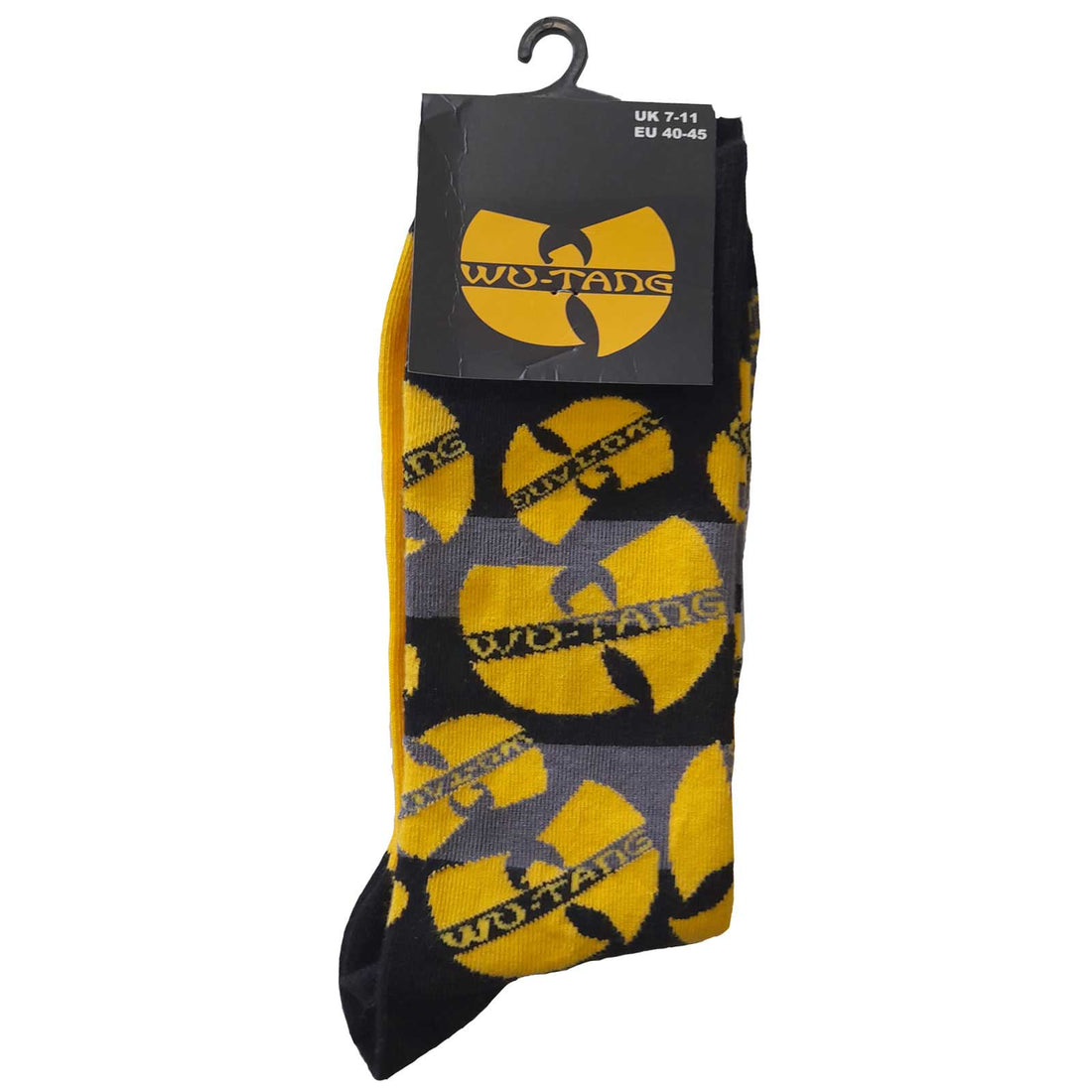 Wu-Tang Clan Unisex Ankle Socks: Logos Yellow (UK Size 7 - 11)