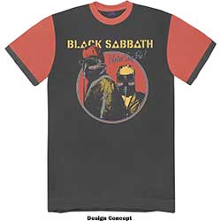 Black Sabbath Unisex Ringer T-Shirt: Never Say Die